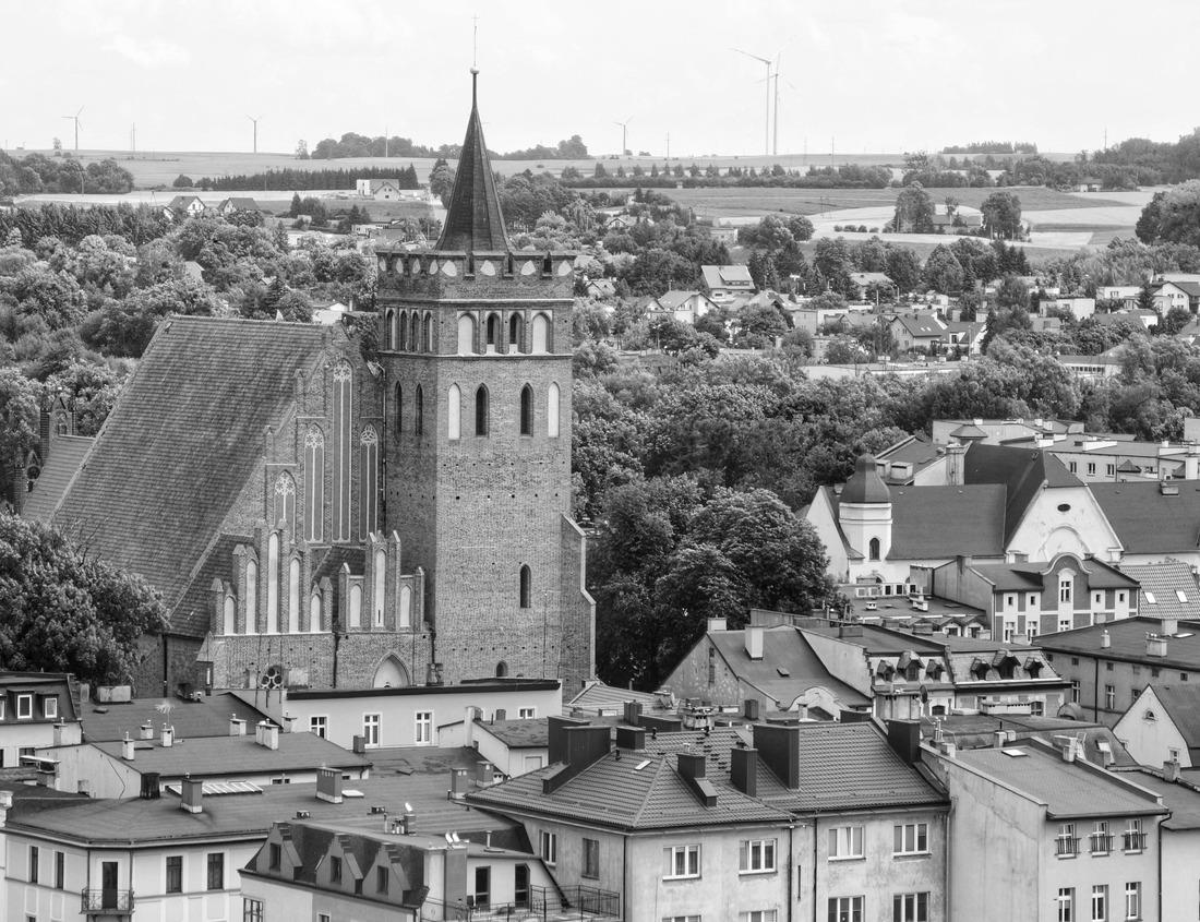 Noah Jigsaw Puzzle Aerial view of the desert of Avondale, a small town near the state capital of Phoenix, Arizona in black white 1000 pieces