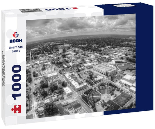 Noah Jigsaw Puzzle Cathedral in Kielce. Kielce, Holy Cross, Poland in black white 1000 pieces