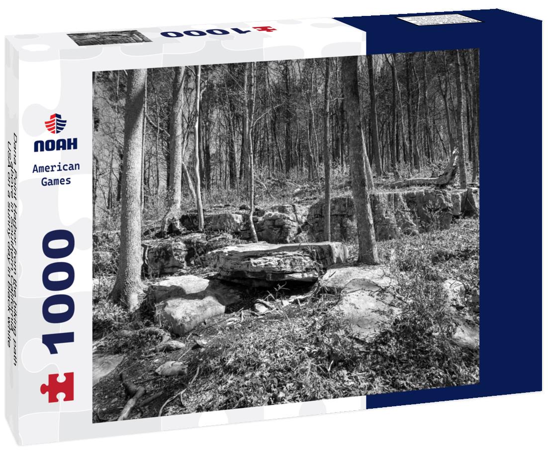 Noah Jigsaw Puzzle Dana Point Harbor from the hiking path above in Southern California, USA on a sunny day in black white 1000 pieces