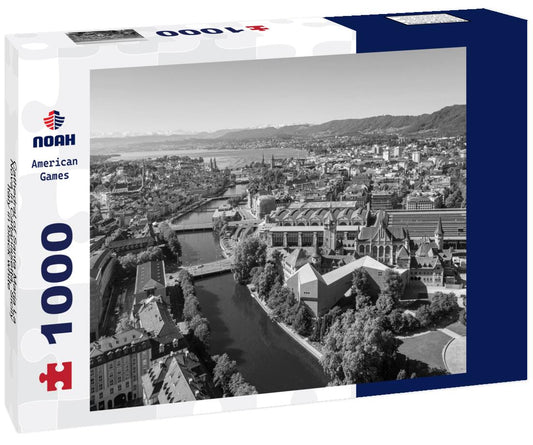 Noah Jigsaw Puzzle Cathedral of Santa Maria La Nova in Caltanissetta, Sicily, Italy in black white 1000 pieces