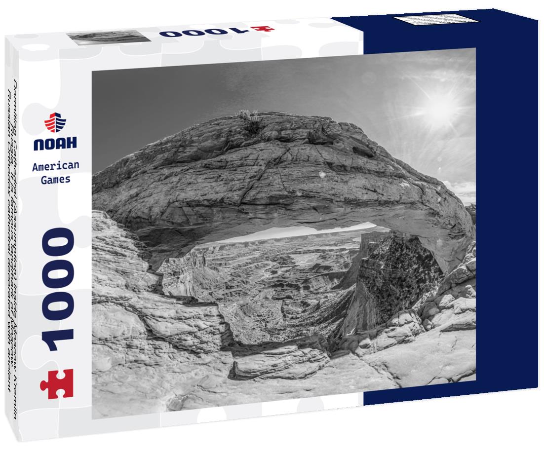 Noah Jigsaw Puzzle Dormition Cathedral (Assumption) inside Moscow Kremlin, Russia. It is famous landmark of Moscow. Russian Orthodox cathedral decorated with ancient frescoes. Old church in Moscow center in summer in black white 1000 pieces