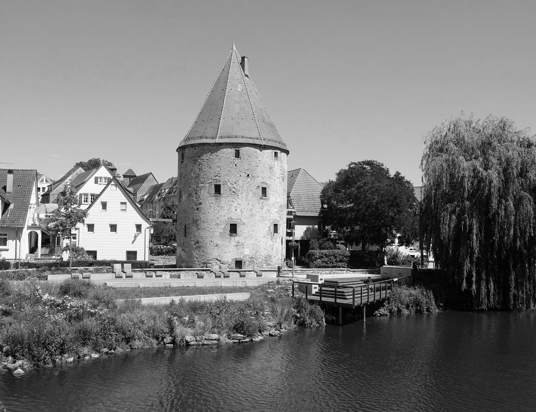 Noah Jigsaw Puzzle Austin, Texas, USA Downtown skyline at the Colorado River at dusk in black white 1000 pieces