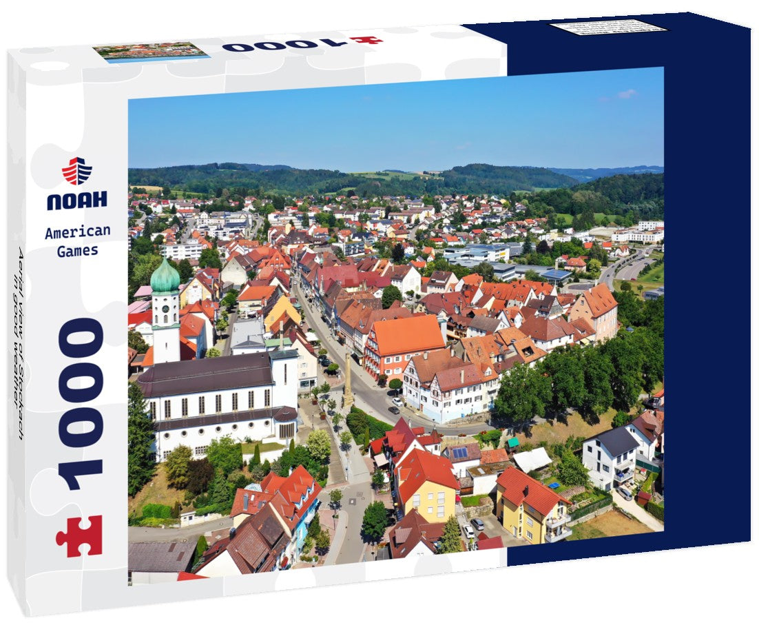 Noah Jigsaw Puzzle Aerial view of Stockach in good weather 1000 pieces