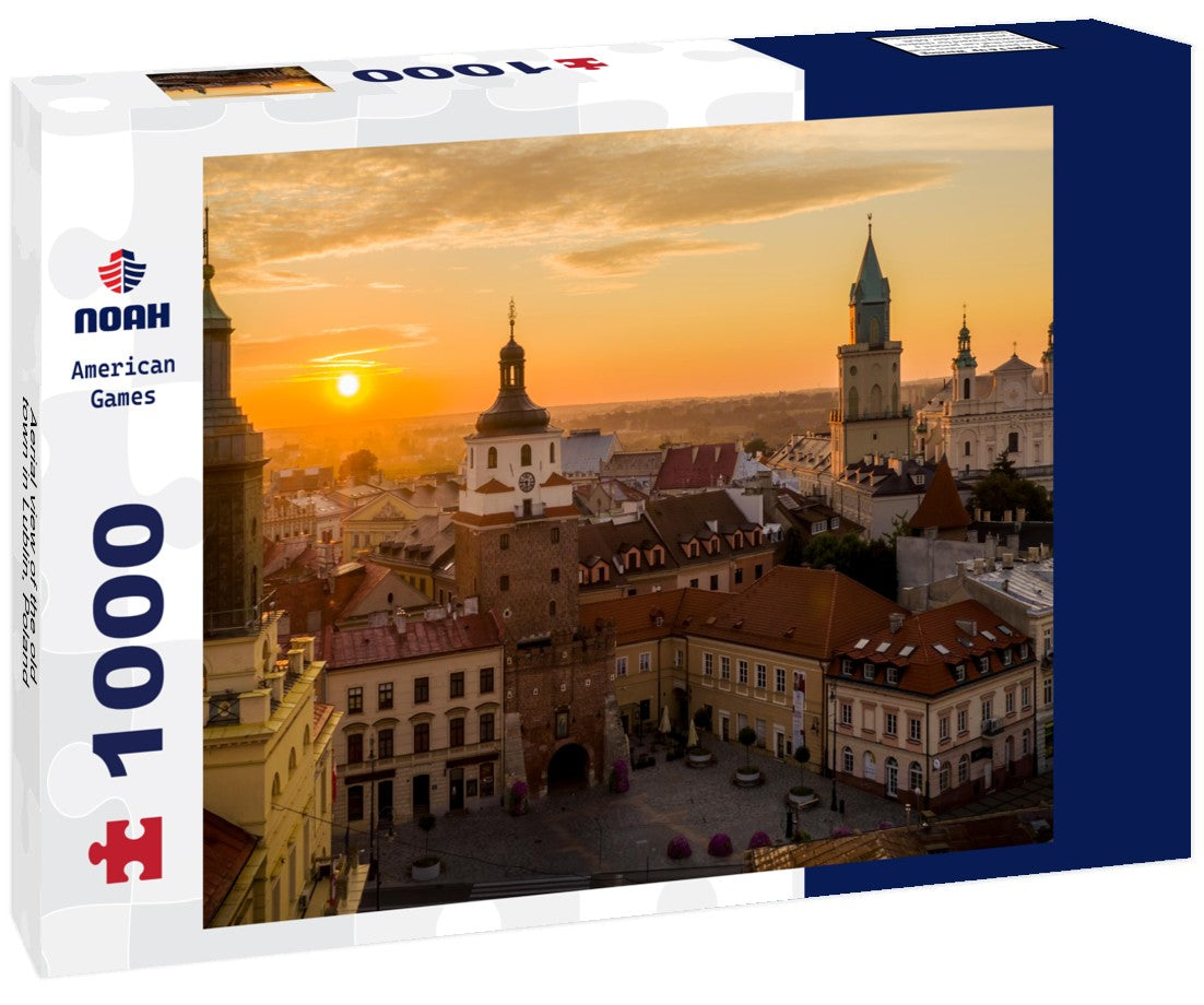 Noah Jigsaw Puzzle Aerial view of the old town in Lublin, Poland 1000 pieces