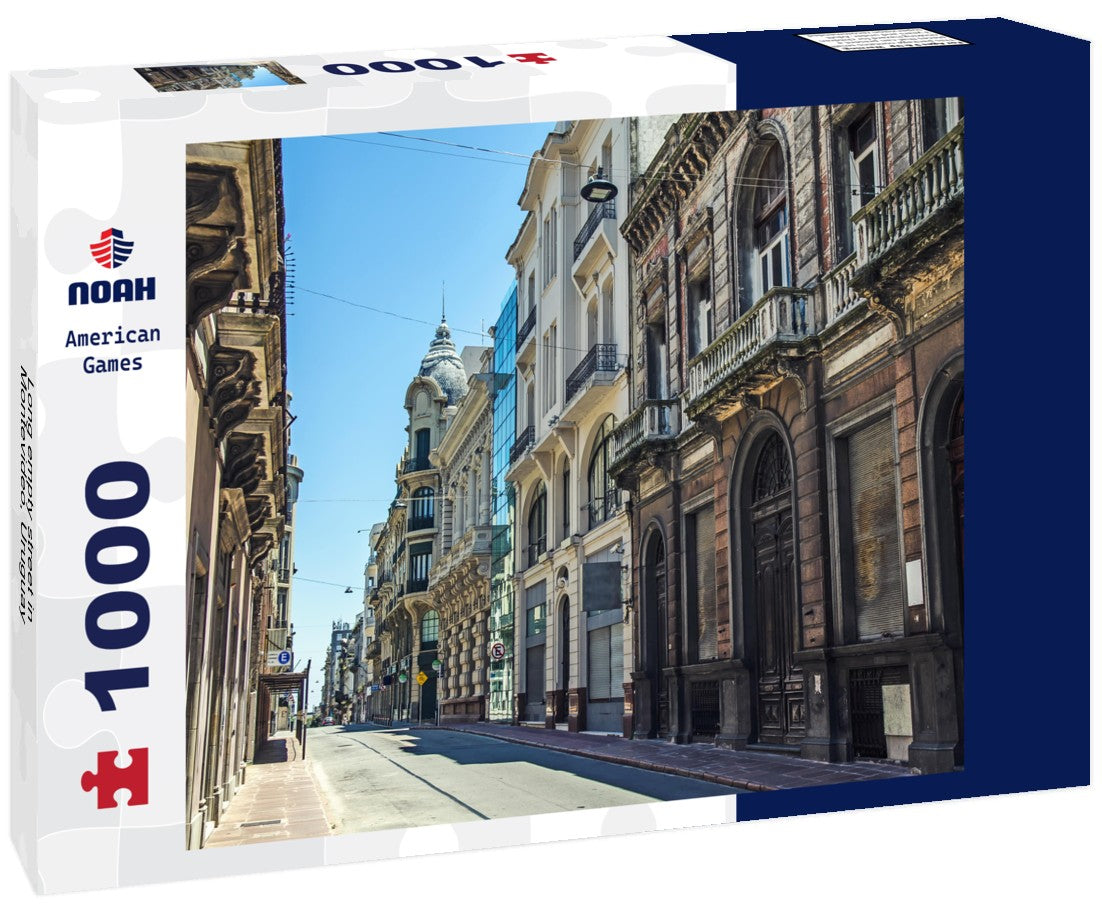 Noah Jigsaw Puzzle Long empty street in Montevideo, Uruguay 1000 pieces