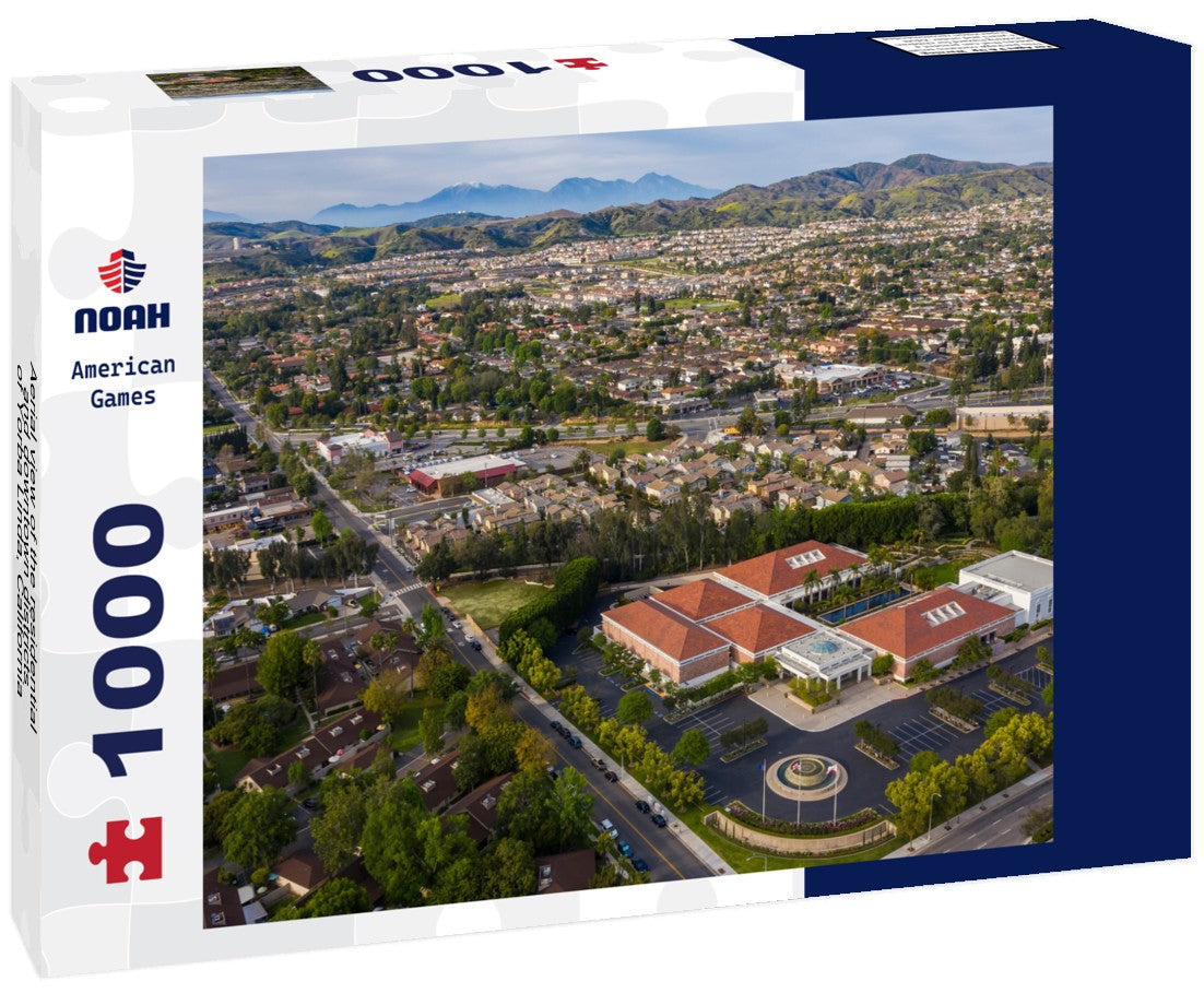 Noah Jigsaw Puzzle Aerial view of the residential and downtown districts of Yorba Linda, California, USA 1000 pieces