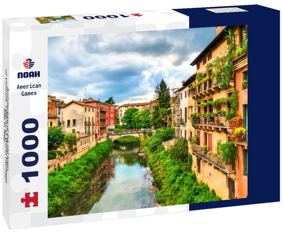 Noah Jigsaw Puzzle Architecture of the old town of Vicenza. UNESCO World Heritage Site in Italy 1000 pieces