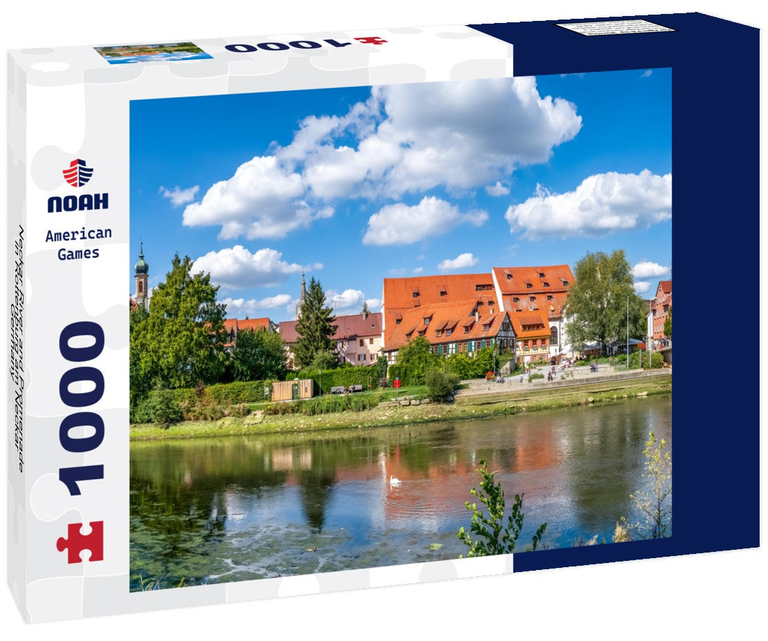 Noah Jigsaw Puzzle Neckar River and Promenade in Rottenburg am Neckar, Germany 1000 pieces