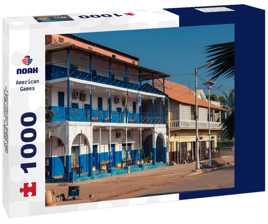 Noah Jigsaw Puzzle Colonial-era buildings in the center of the city of Bissau, capital of Guinea Bissau 1000 pieces