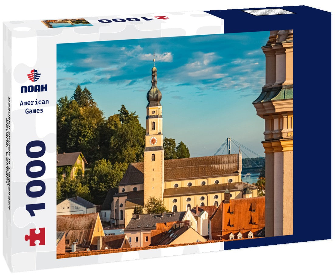 Noah Jigsaw Puzzle Beautiful church in Deggendorf, Bavaria, Germany 1000 pieces