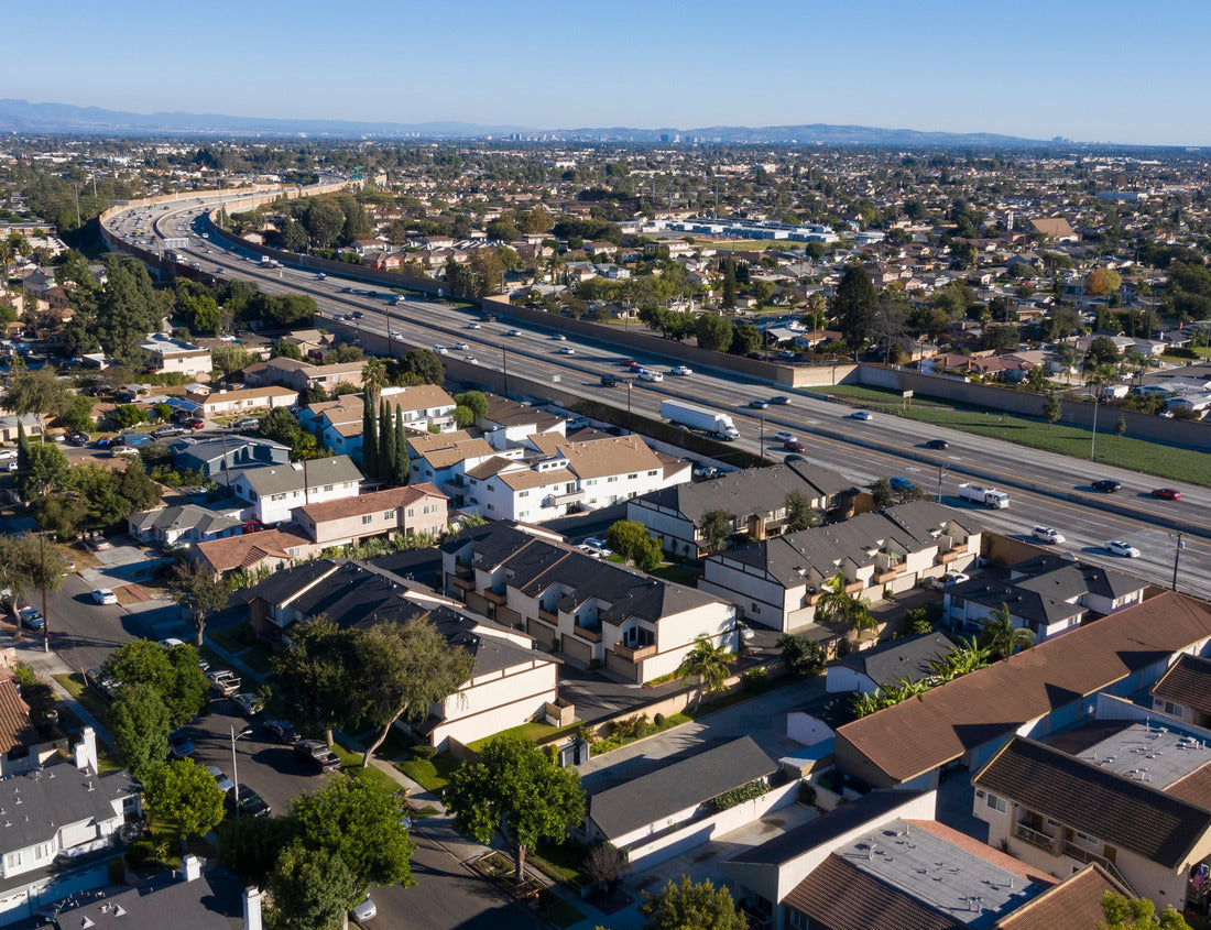 Noah Jigsaw Puzzle Day time aerial view of the dense residential core of Garden Grove, California, USA 1000 pieces