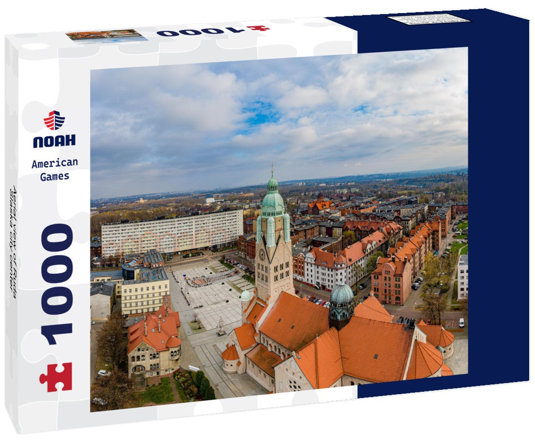 Noah Jigsaw Puzzle Aerial view of Ruda Slaska city center 1000 pieces