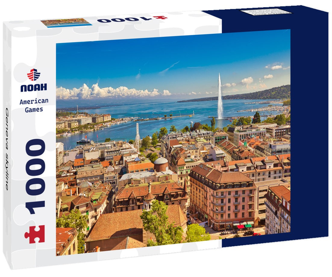Noah Jigsaw Puzzle Geneva skyline 1000 pieces