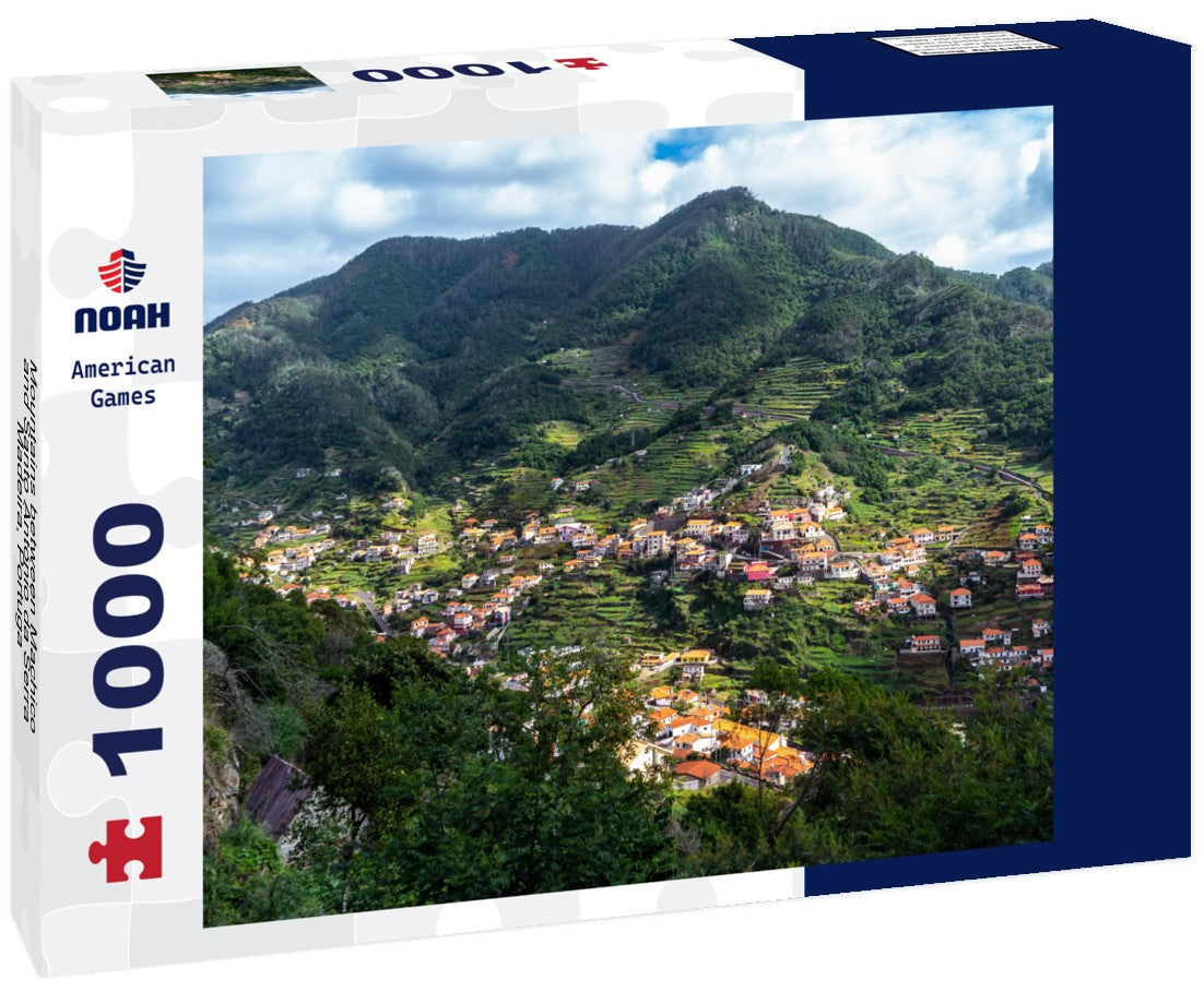 Noah Jigsaw Puzzle Mountains between Machico and Santo António da Serra, Madeira, Portuga 1000 pieces