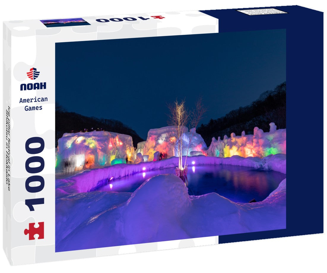 Noah Jigsaw Puzzle Ice pillar festival in Lake Shikotsu in Hokkaido 1000 pieces