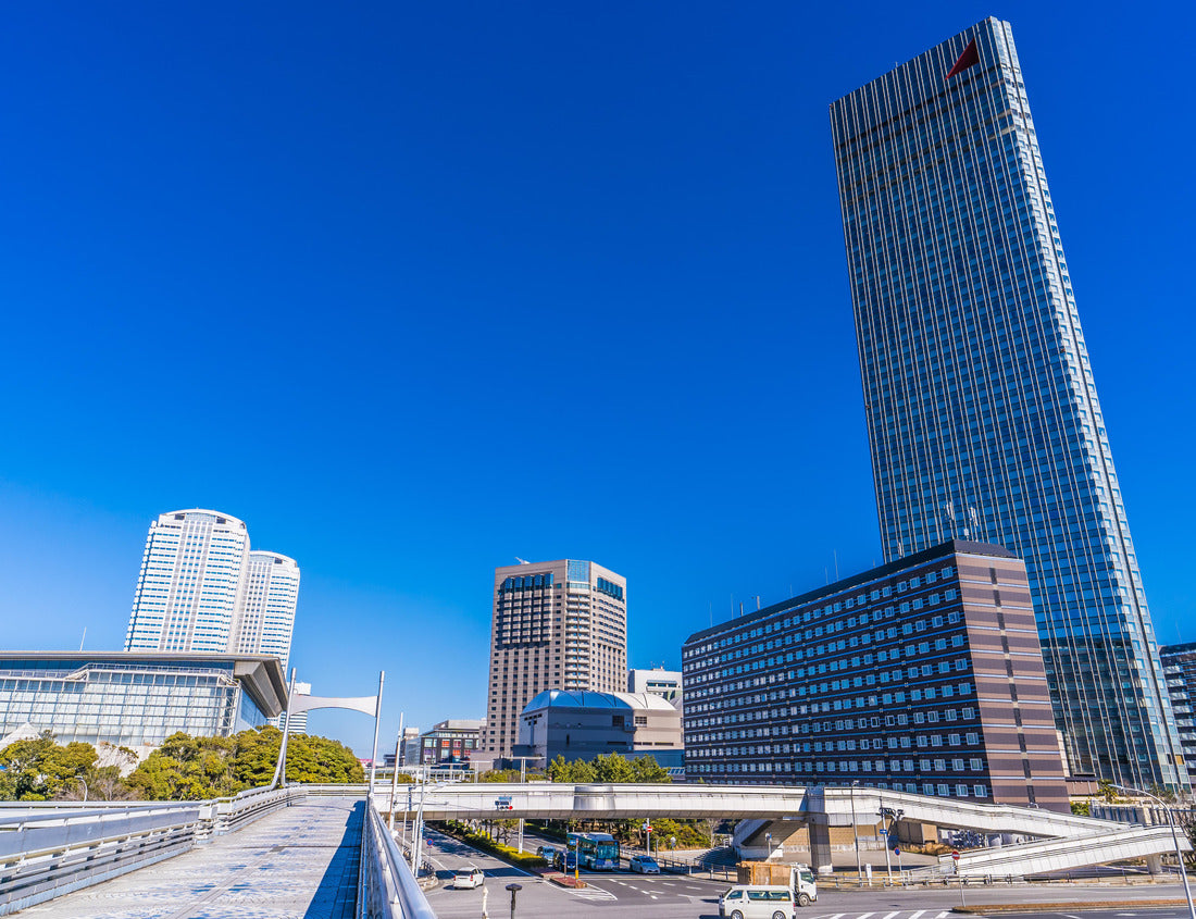 Noah Jigsaw Puzzle Landscape of Makuhari New City, Chiba Prefecture, Japan. Makuhari is a new business district near Tokyo 1000 pieces