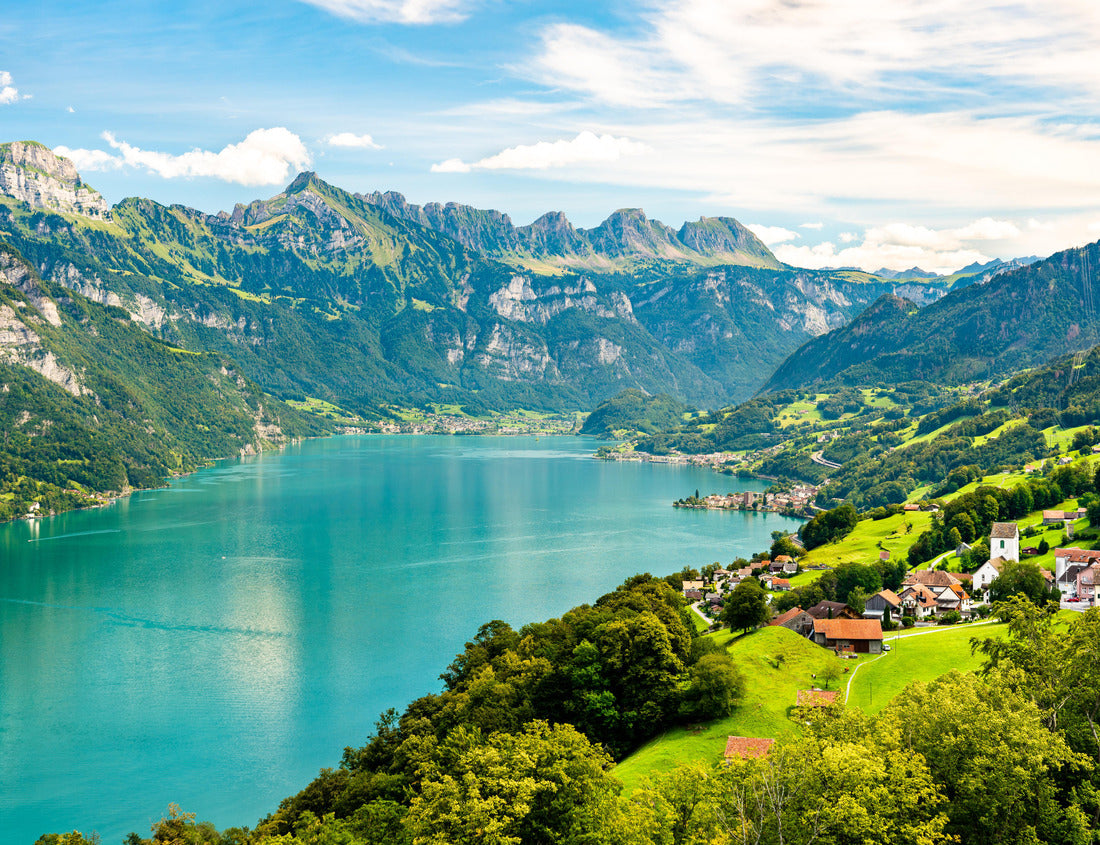 Noah Jigsaw Puzzle Landscape at Walensee Lake in Switzerland 1000 pieces