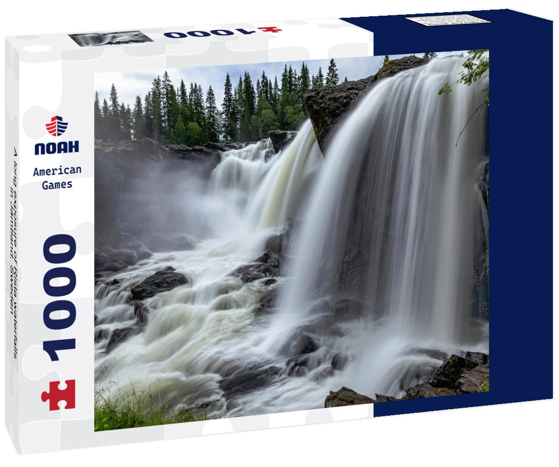 Noah Jigsaw Puzzle A long exposure of Rista waterfalls in Jämtland, Sweden 1000 pieces