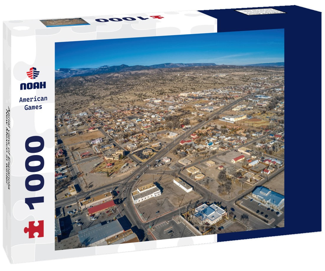 Noah Jigsaw Puzzle Aerial view of Espanola, New Mexico in winter 1000 pieces