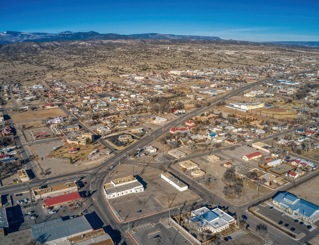 Noah Jigsaw Puzzle Aerial view of Espanola, New Mexico in winter 1000 pieces