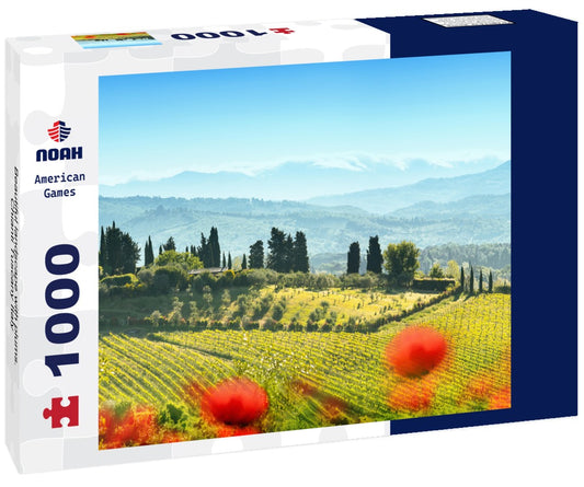 Noah Jigsaw Puzzle Beautiful landscape with plums. Chianti Tuscany Italy 1000 pieces