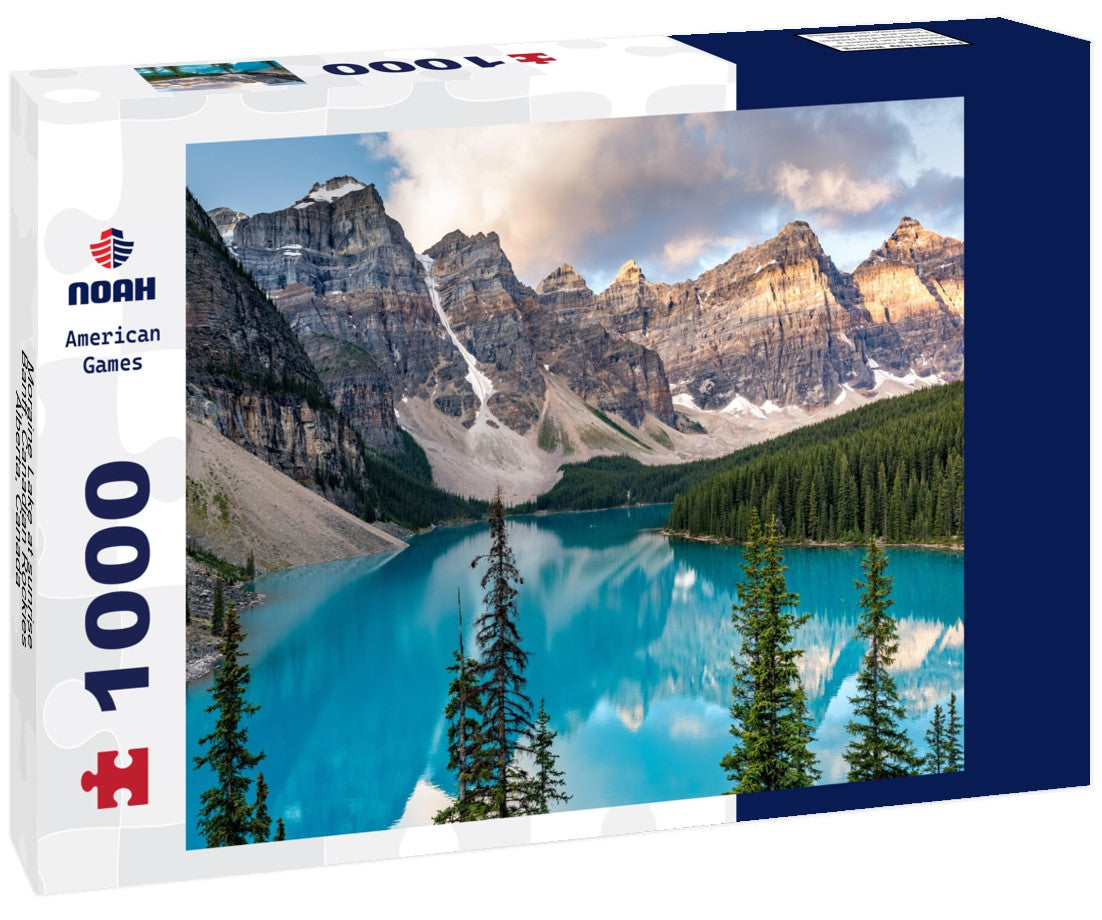Noah Jigsaw Puzzle Moraine Lake at sunrise, Banff. Canadian Rockies, Alberta, Canada 1000 pieces