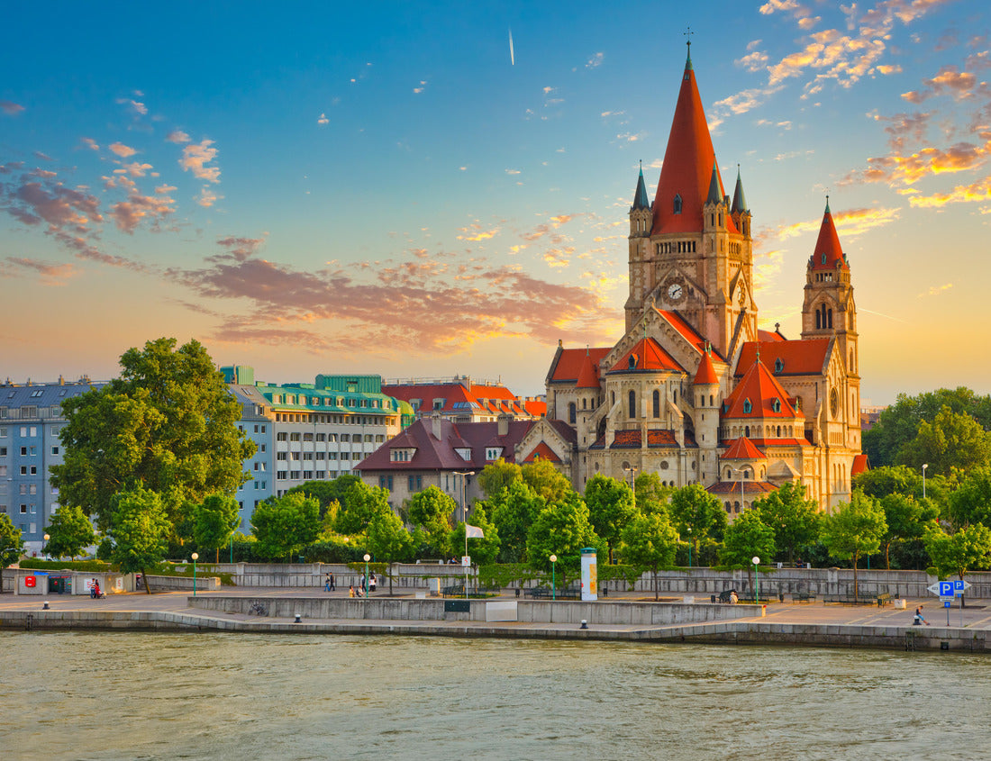 Noah Jigsaw Puzzle Church of St. Francis of Assisi at Mexikoplatz, Vienna, Austria 1000 pieces