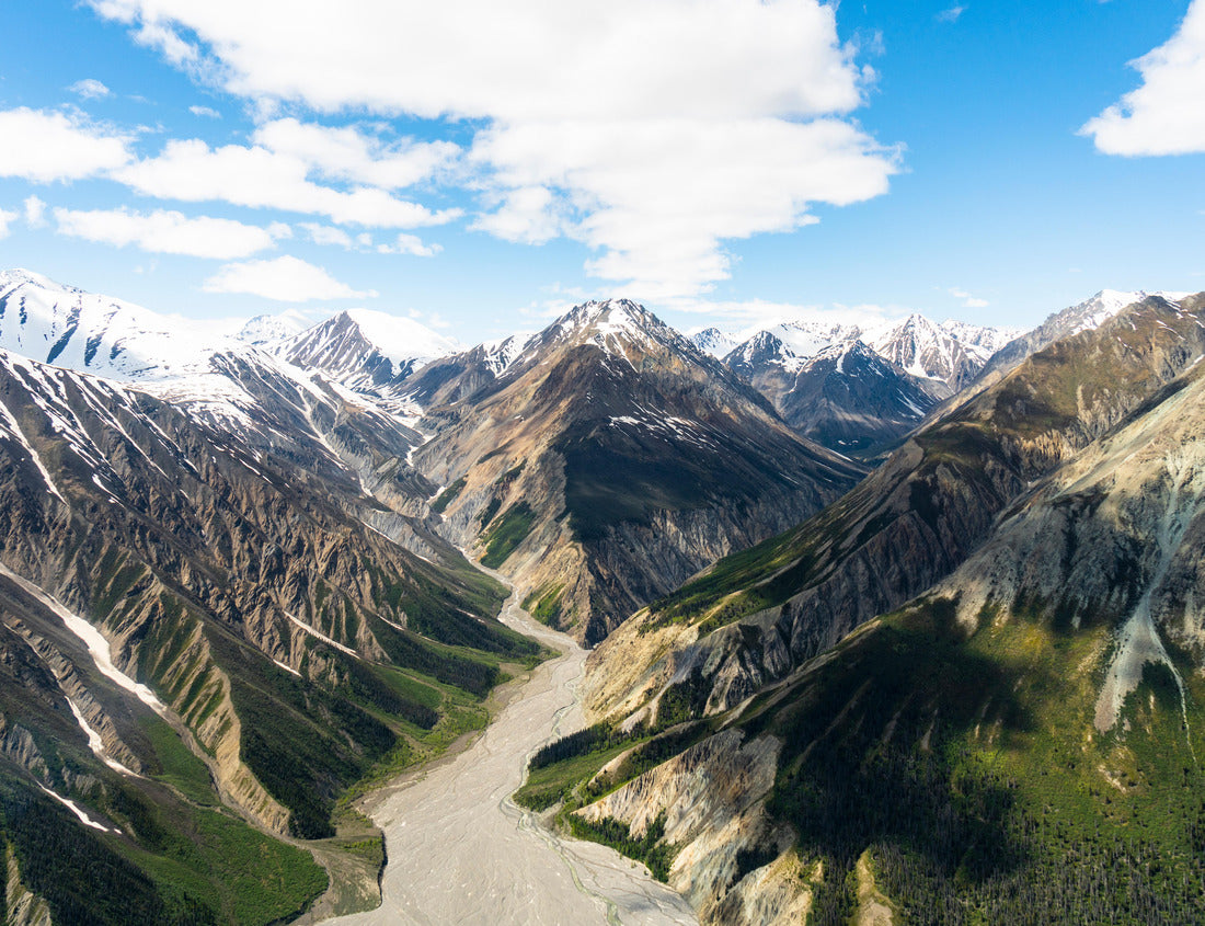 Noah Jigsaw Puzzle Mountain valley in Yukon, near Mount Logan 1000 pieces