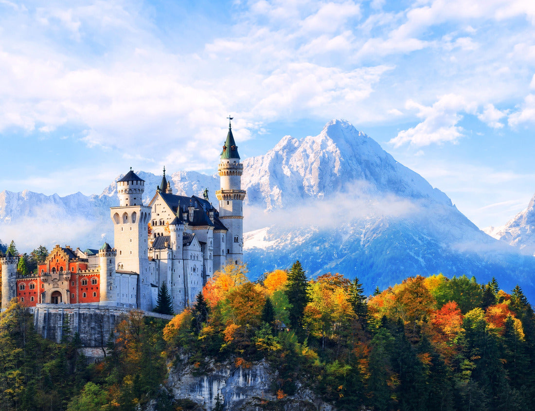 Noah Jigsaw Puzzle Beautiful view of Neuschwanstein Castle in the Bavarian Alps, Germany 1000 pieces