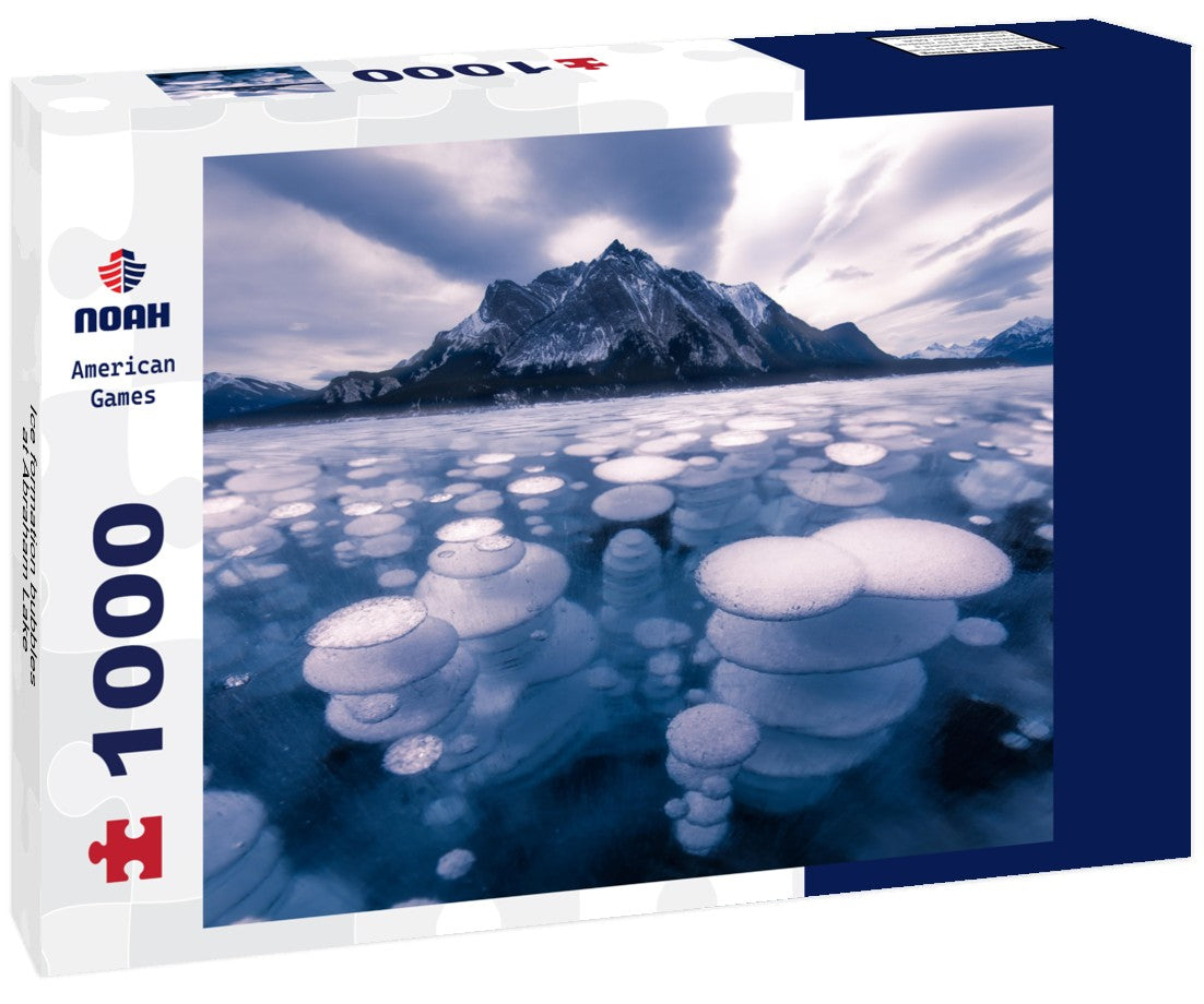Noah Jigsaw Puzzle Ice formation bubbles at Abraham Lake 1000 pieces