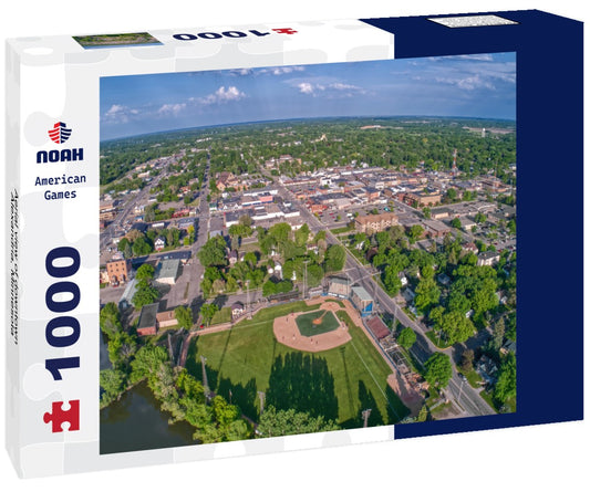 Noah Jigsaw Puzzle Aerial view of downtown Alexandria, Minnesota 1000 pieces