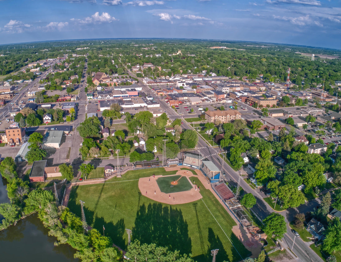 Noah Jigsaw Puzzle Aerial view of downtown Alexandria, Minnesota 1000 pieces