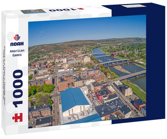 Noah Jigsaw Puzzle Elmira is a Town in Upstate New York on the Chemung River 1000 pieces