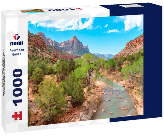 Noah Jigsaw Puzzle Beautiful landscape of red rocks in Zion National Park, Utah, USA 1000 pieces