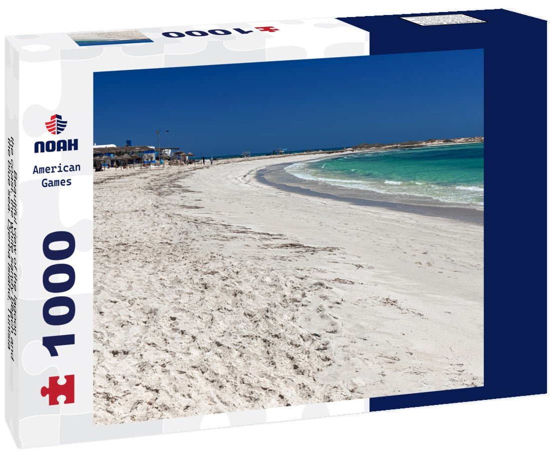 Noah Jigsaw Puzzle Beautiful view of the lagoon, the coast, the white sandy beach and the blue sea. Djerba Island, Tunisia 1000 pieces