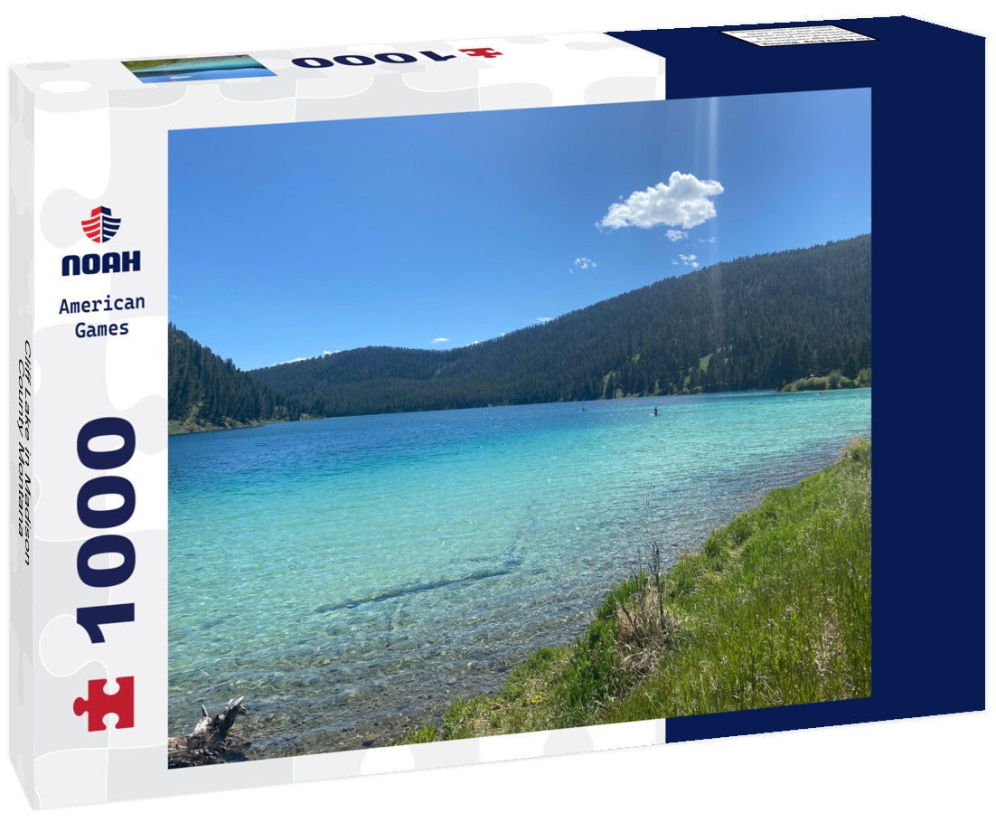 Noah Jigsaw Puzzle Cliff Lake in Madison County Montana 1000 pieces