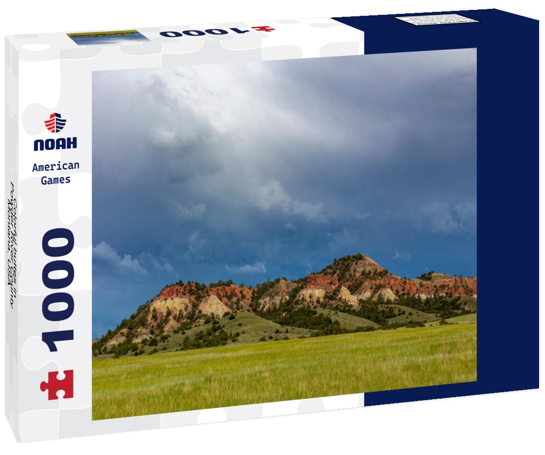 Noah Jigsaw Puzzle Colorful buttes in Powder River County, Montana, USA 1000 pieces