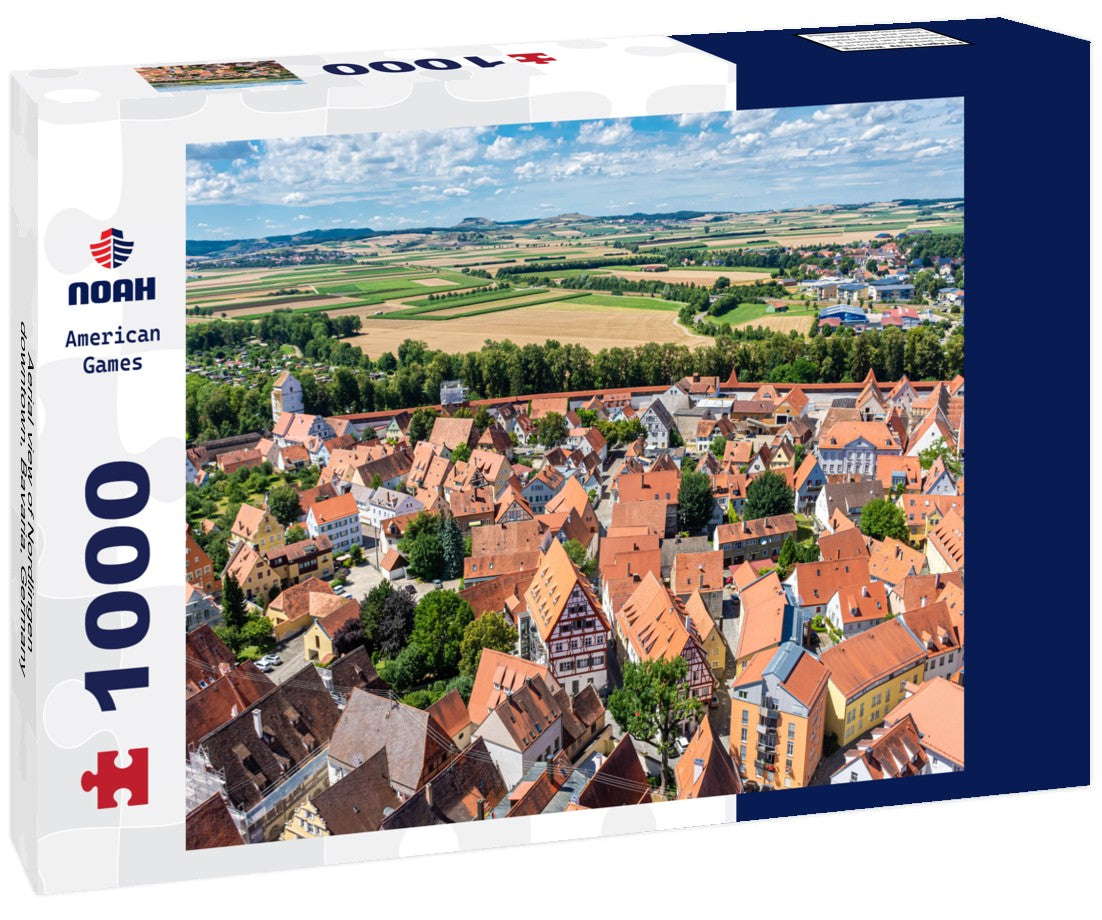 Noah Jigsaw Puzzle Aerial view of Nordlingen, downtown, Bavaria, Germany 1000 pieces