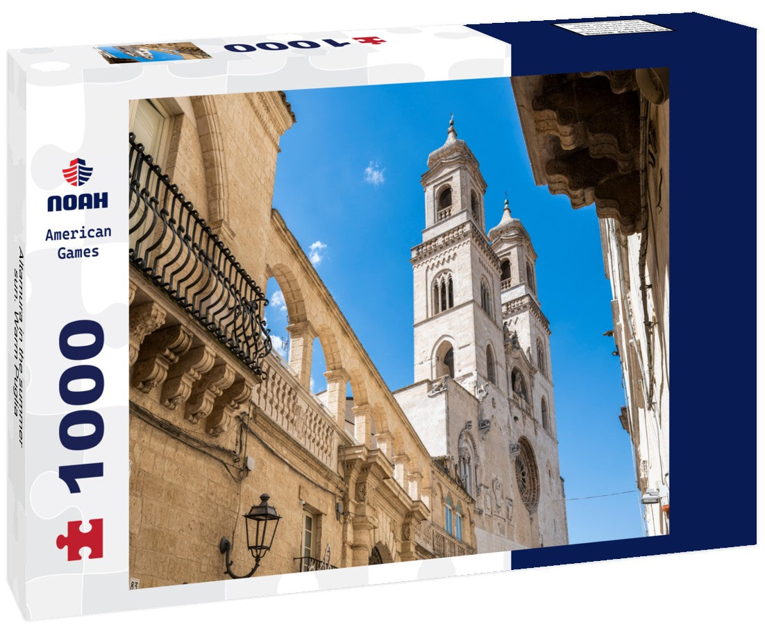 Noah Jigsaw Puzzle Altamura in the summer sun. Warm Puglia 1000 pieces