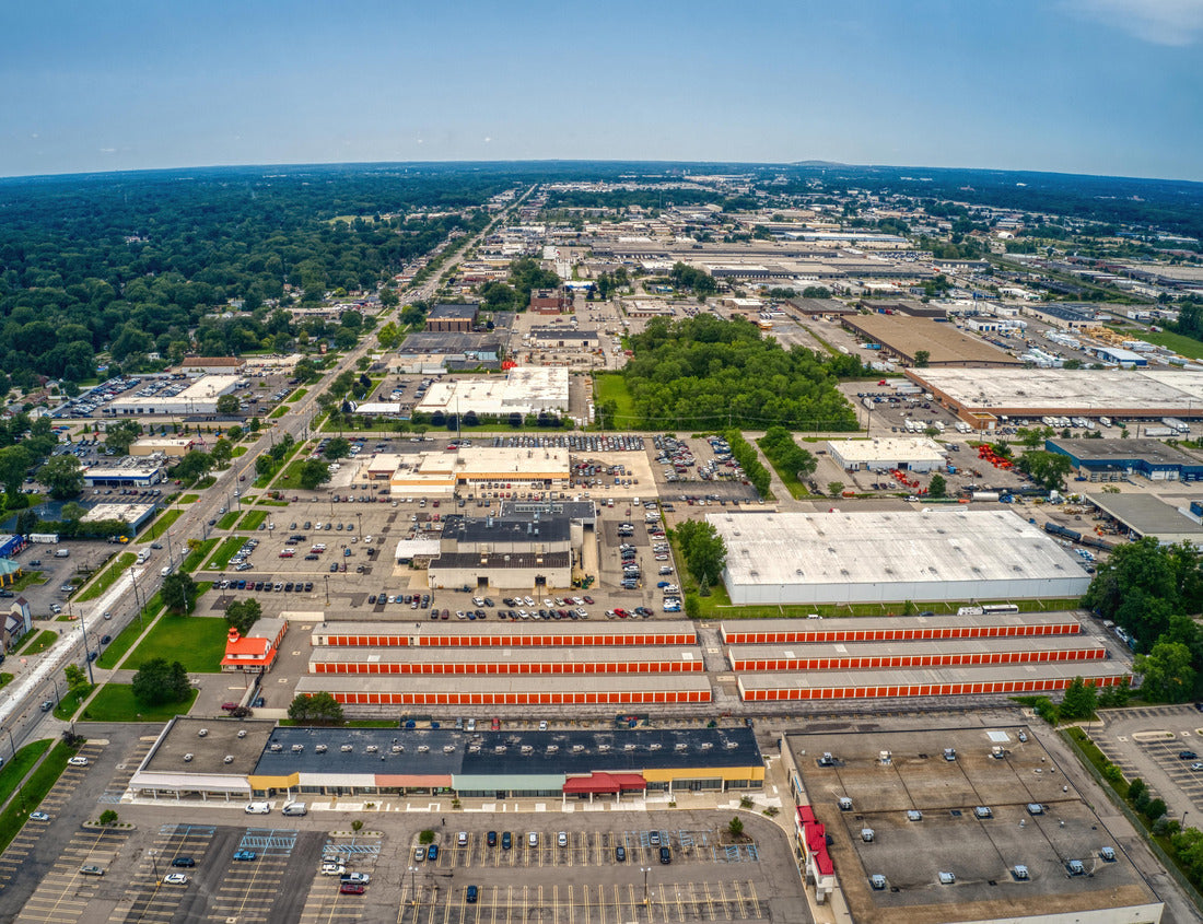 Noah Jigsaw Puzzle Aerial View of the Detroit Suburb of Livonia, Michigan 1000 pieces