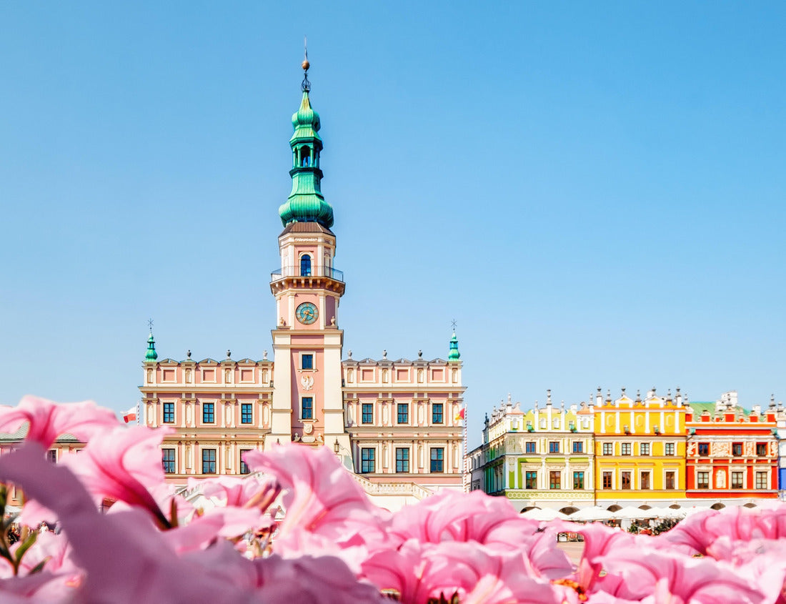 Noah Jigsaw Puzzle Historical Town Hall Square in Zamosc City, Poland, on the UNESCO list 1000 pieces