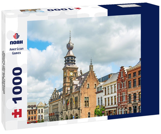 Noah Jigsaw Puzzle Binche (Bing), Wallonia, Gothic town hall on main square, city in Belgium 1000 pieces