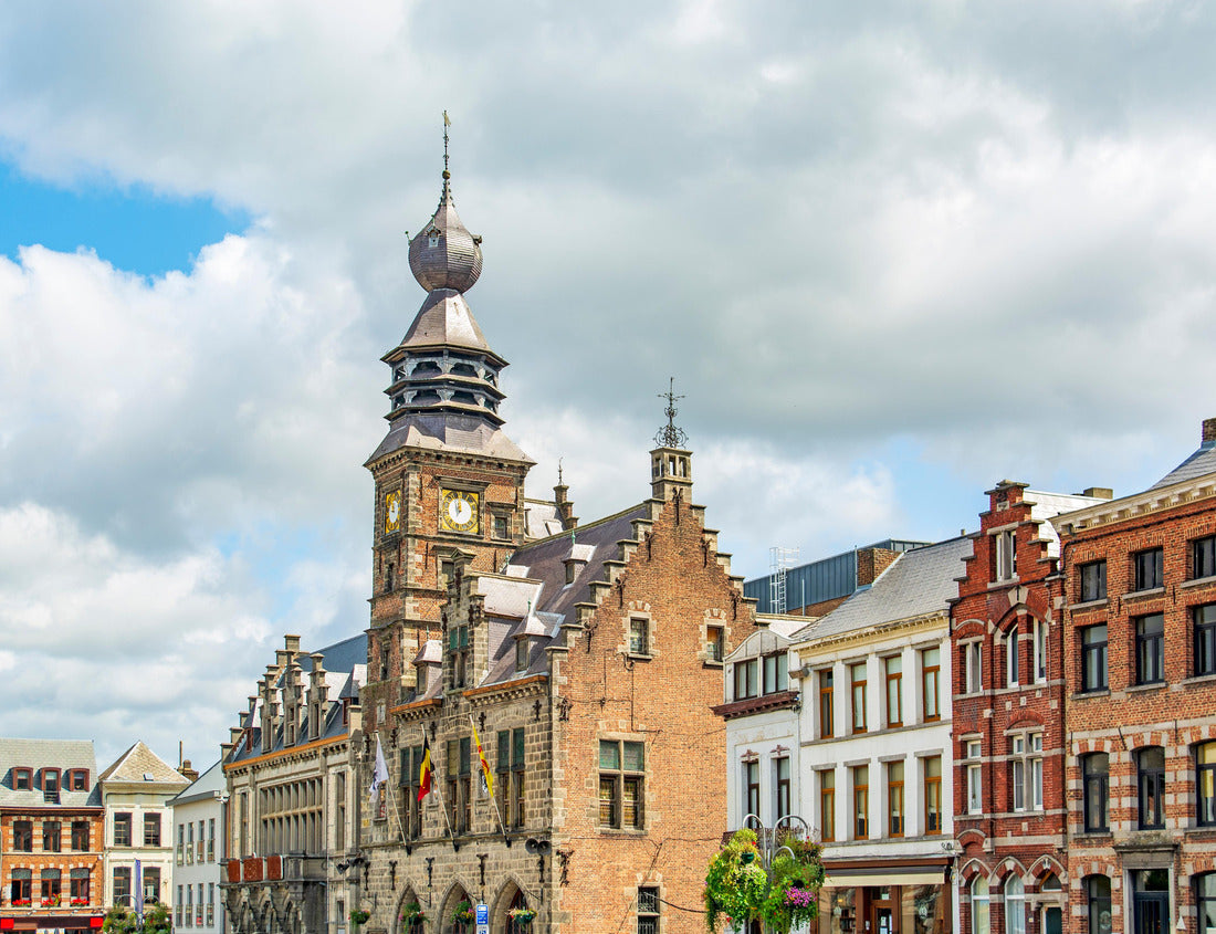 Noah Jigsaw Puzzle Binche (Bing), Wallonia, Gothic town hall on main square, city in Belgium 1000 pieces