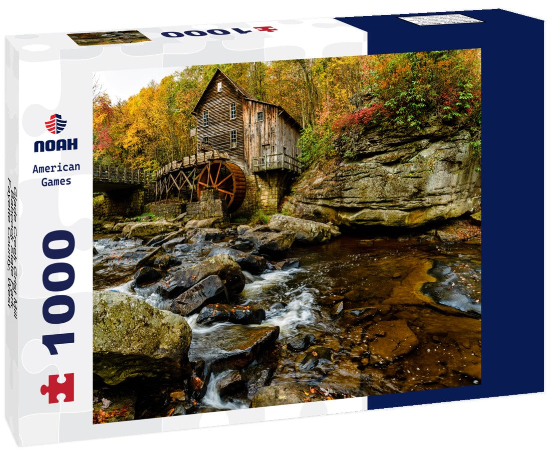 Noah Jigsaw Puzzle Glade Creek Grist Mill, Babcock State Park, Fayette County, West Virginia, USA 1000 pieces