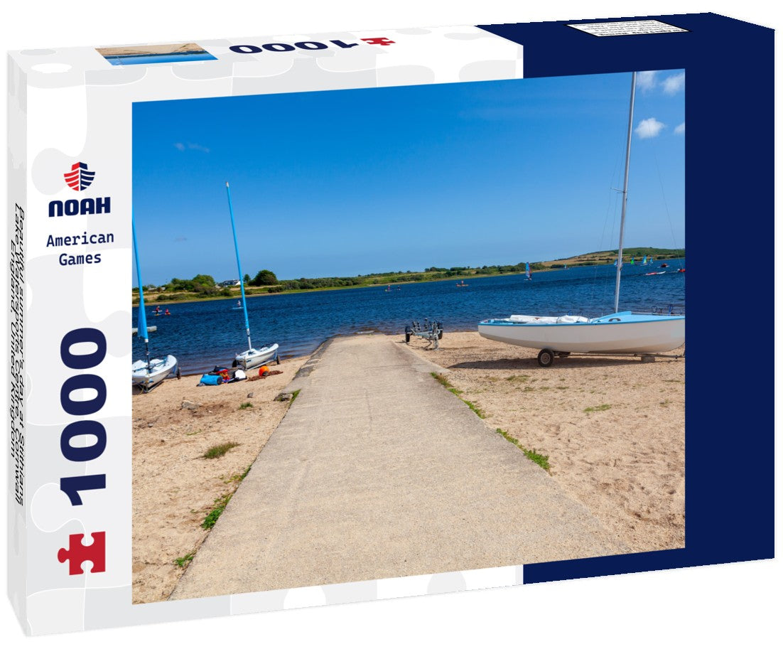 Noah Jigsaw Puzzle Beautiful summer's day at Stithians Lake Watersports Centre, Cornwall, England, United Kingdom 1000 pieces