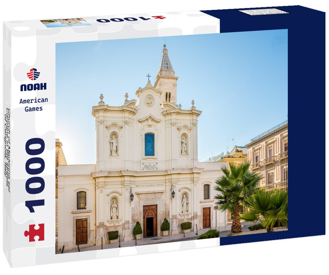 Noah Jigsaw Puzzle Church of Madonna sel Carmine in the streets of Cerignola, Italy 1000 pieces