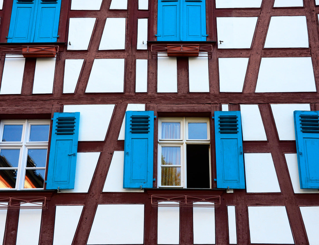 Noah Jigsaw Puzzle Close-up of the facade of a half-built house, historic part of Forchheim, Forchheim, Franziskauern, Upper Franconia 1000 pieces