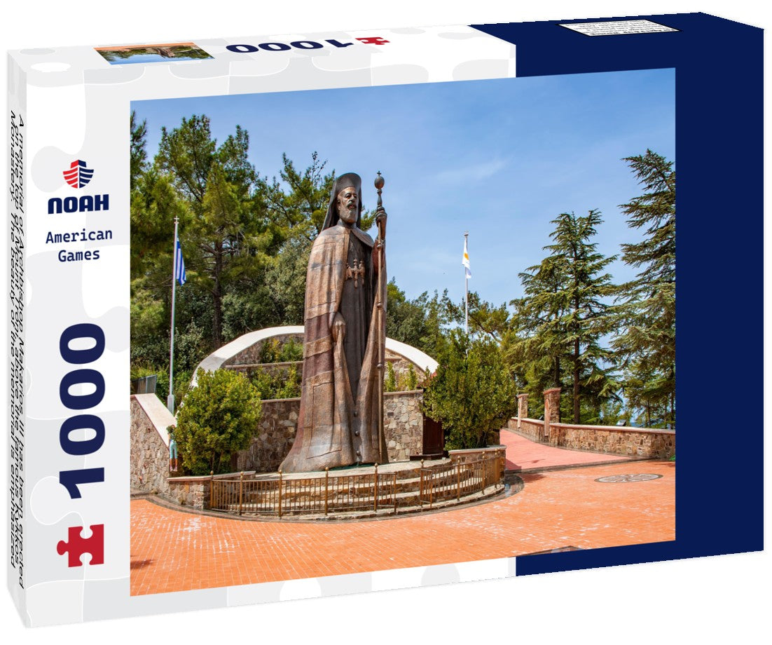 Noah Jigsaw Puzzle A memorial of Archbishop Makarios III has been erected on the top of Mount Troni, above the famous Kykkos Monastery. The beauty of the memorial is emphasized by the panorama of the Troodos Mountains 1000 pieces