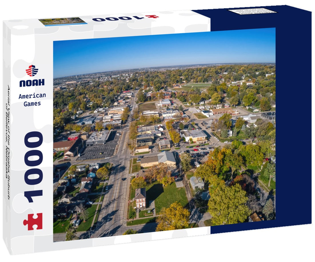 Noah Jigsaw Puzzle Aerial View of the Omaha Suburb of Bellevue, Nebraska 1000 pieces