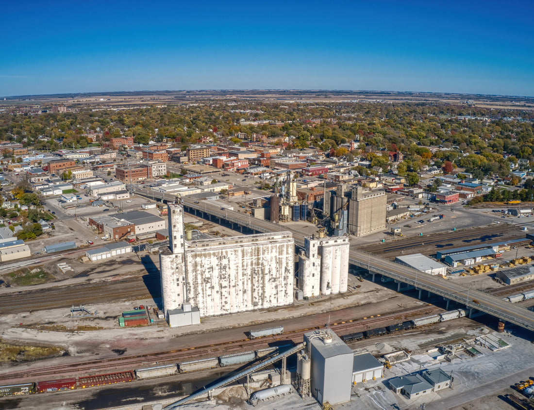 Noah Jigsaw Puzzle Aerial View of the Omaha Suburb of Fremont, Nebraska 1000 pieces